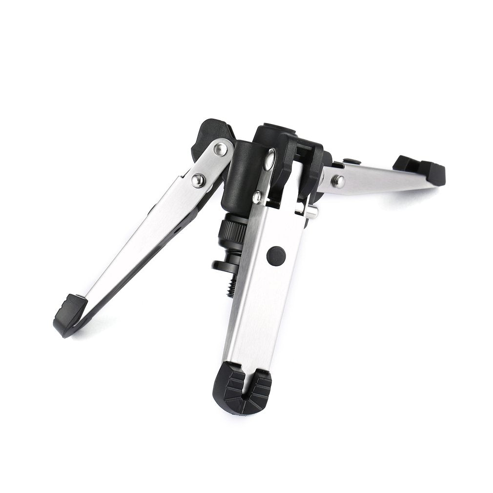 Portable 3/8 Screw Tripod Monopod Support Stand Base for Digital Camera - Black