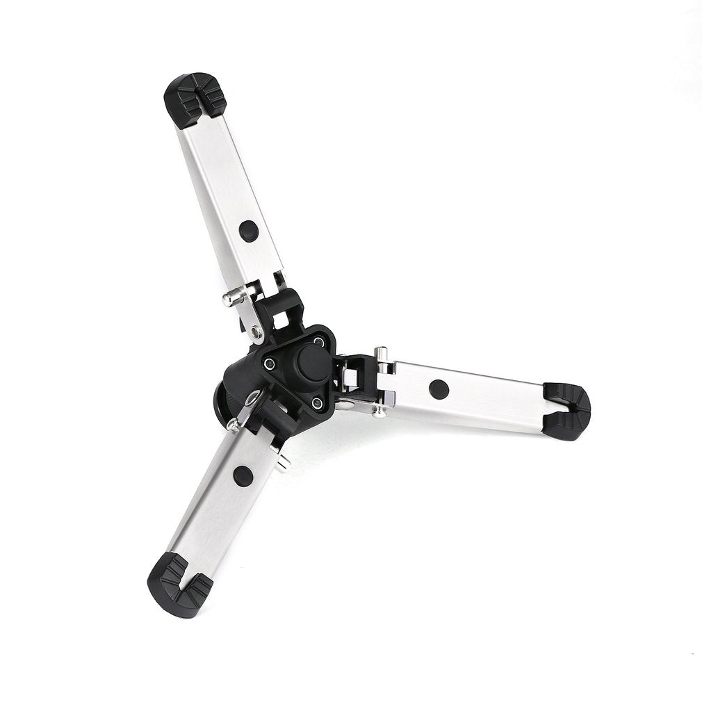 Portable 3/8 Screw Tripod Monopod Support Stand Base for Digital Camera - Black