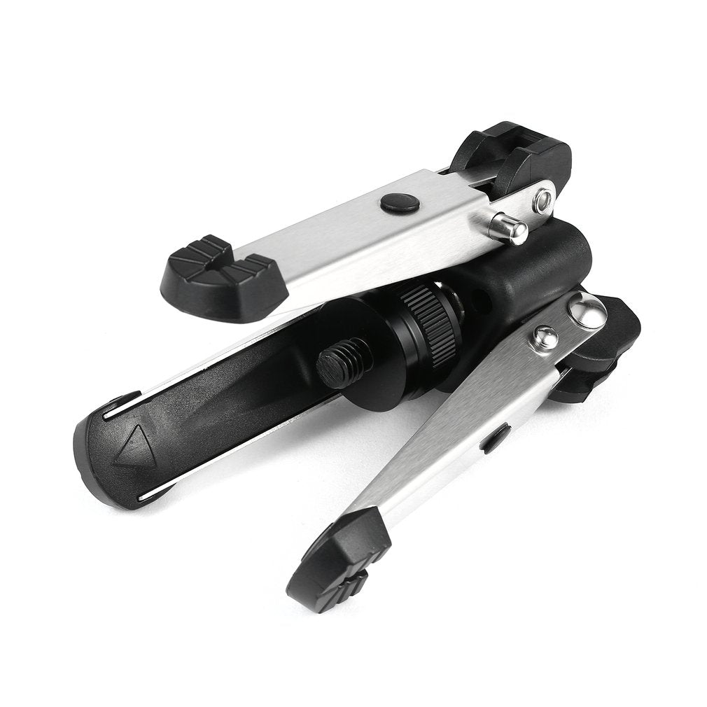 Portable 3/8 Screw Tripod Monopod Support Stand Base for Digital Camera - Black