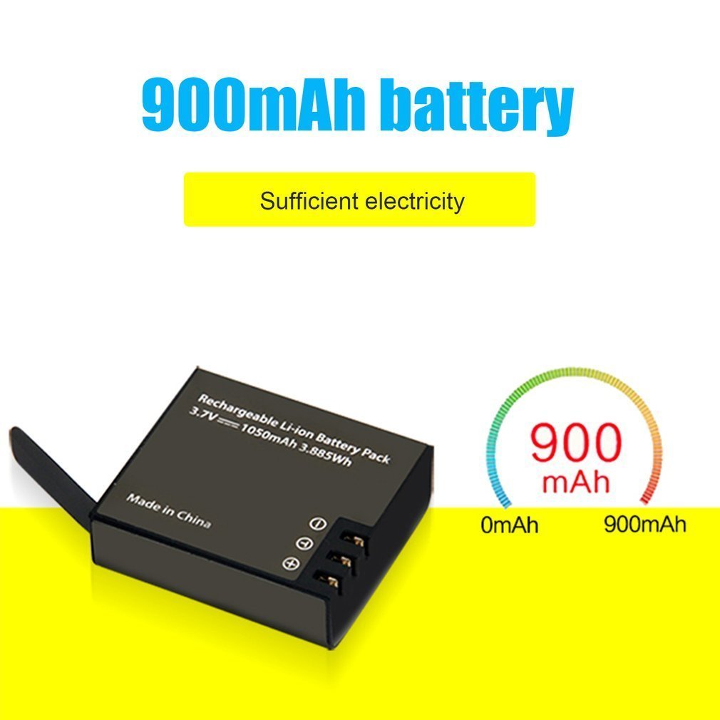 F60 Wifi Action Camera 16MP 170 Degree Wide Angel Sports DV Waterproof Camera - Black / EU Plug