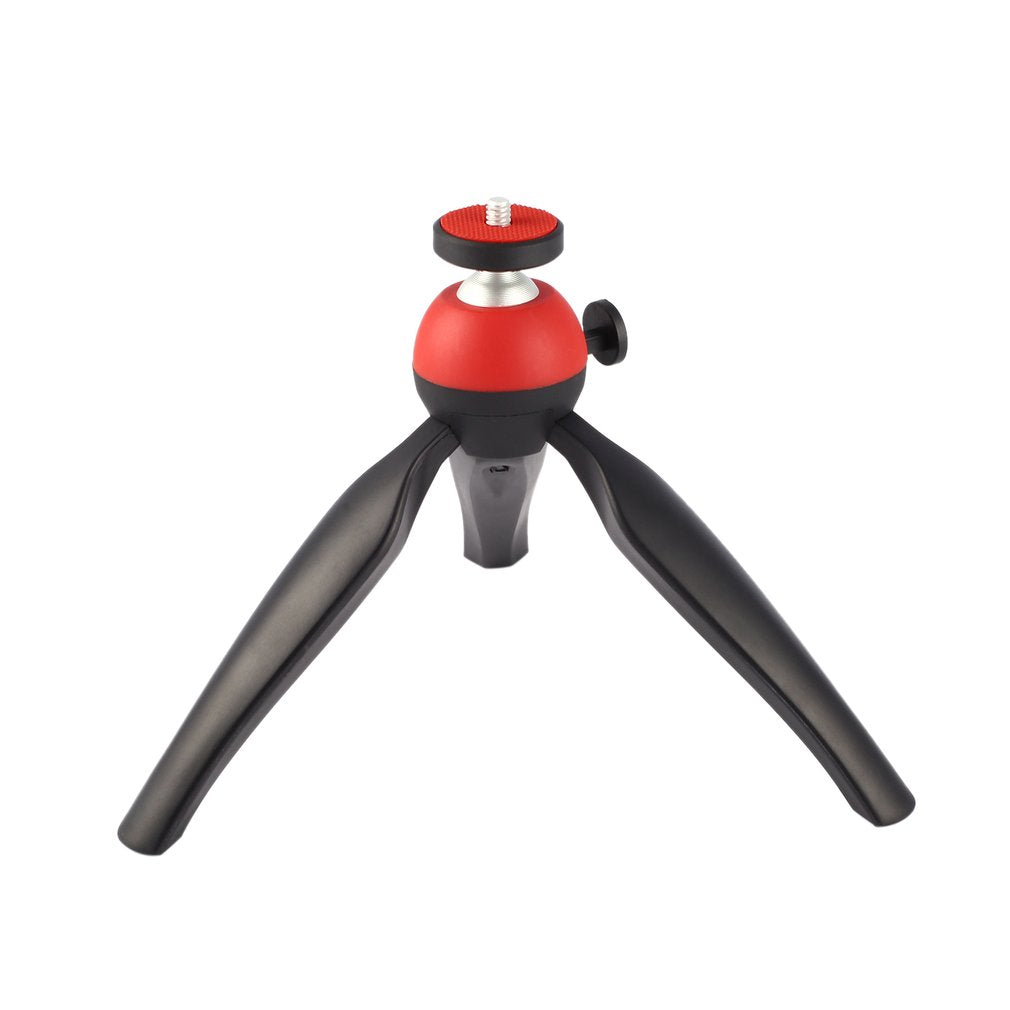 Mini Tripod Portable Camera Tabletop Travel Tripod for Mobile Phone Camera K3 - Red