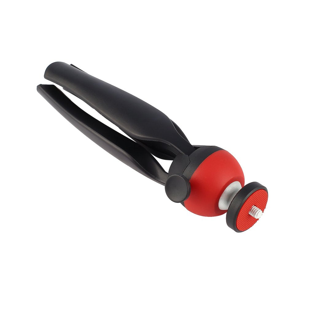 Mini Tripod Portable Camera Tabletop Travel Tripod for Mobile Phone Camera K3 - Red