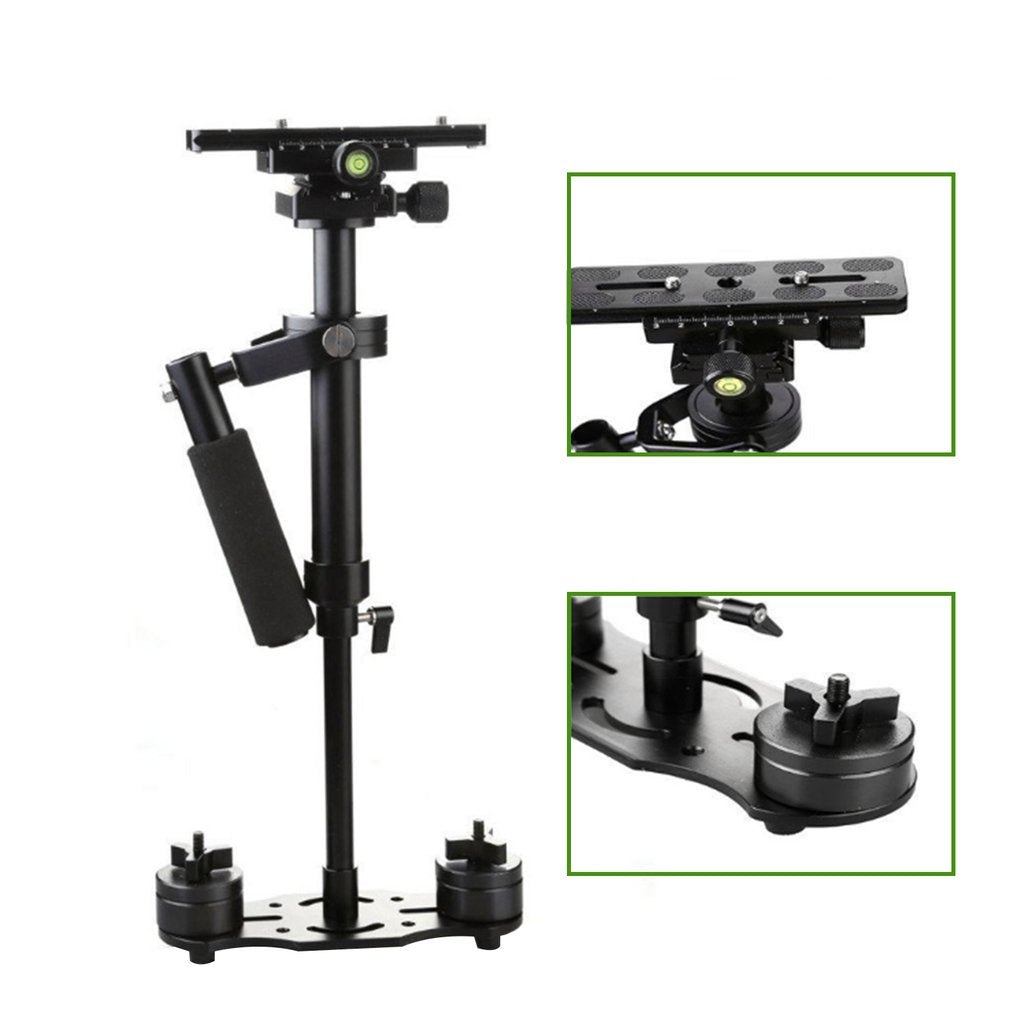 S-40 Handheld Retractable Aluminum Alloy Stabilizer for DSLR Camera DV Camcorder