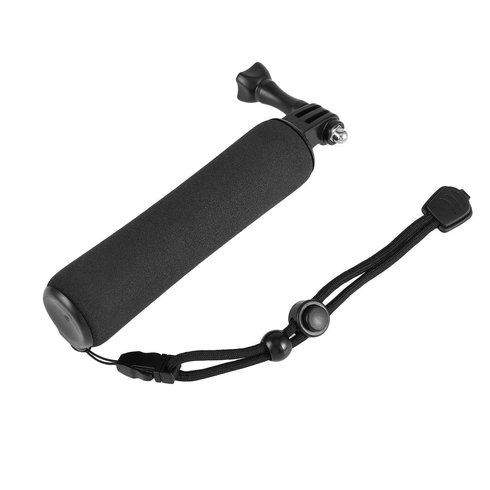 Portable Handheld Floating Handle Grip Mini Tripod Monopod Mount for GoPro Hero 5/ 4 /3+ /3 /2 /1 Self-rods - Black