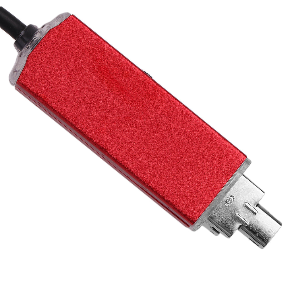 2-in-1 5.5mm Lens IP67 Waterproof USB Dual Interface Endoscope - 1m / Red
