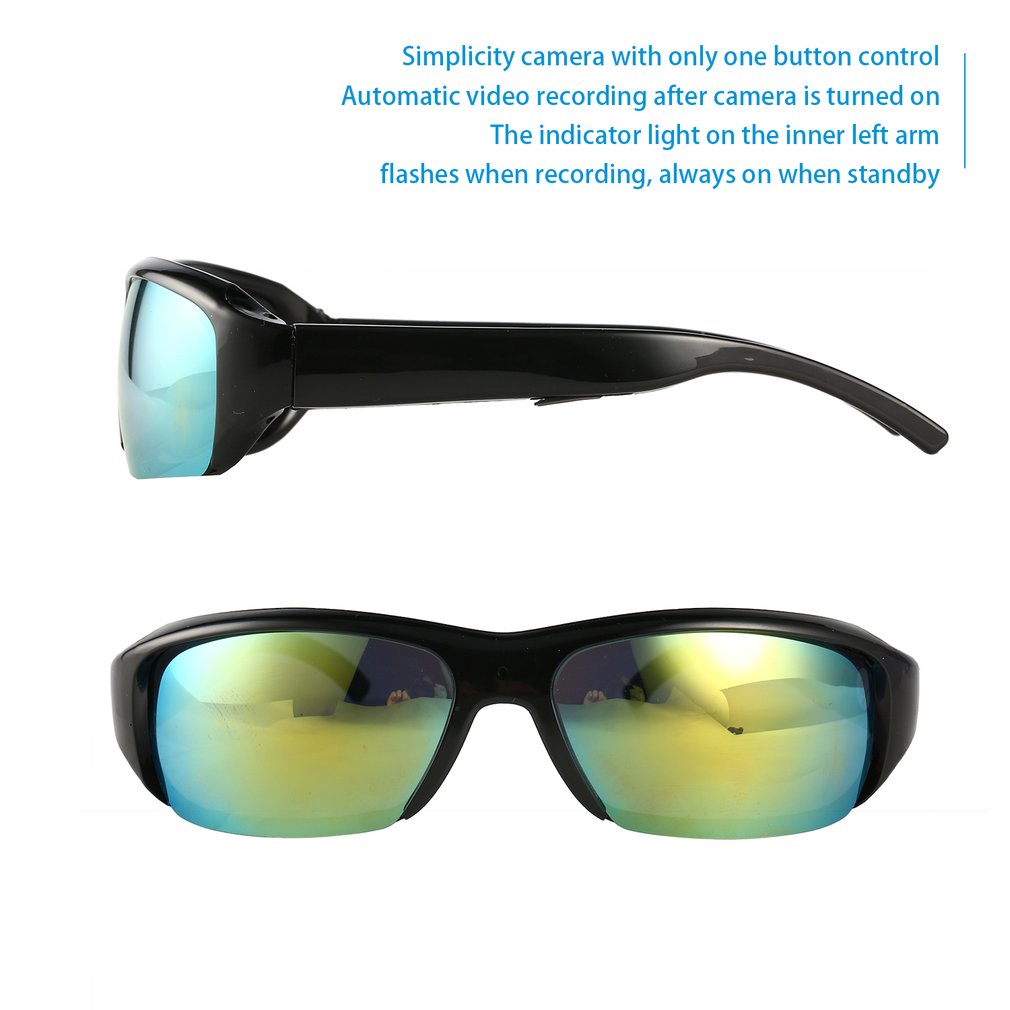 F-3 Portable 720P 5MP High Definition Video Camera Eyewear for Outdoor Sports