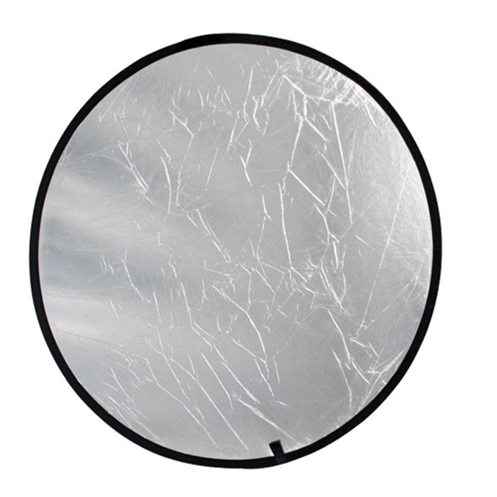 2-in-1 Light Reflector Portable Collapsible Disc Photography Reflector