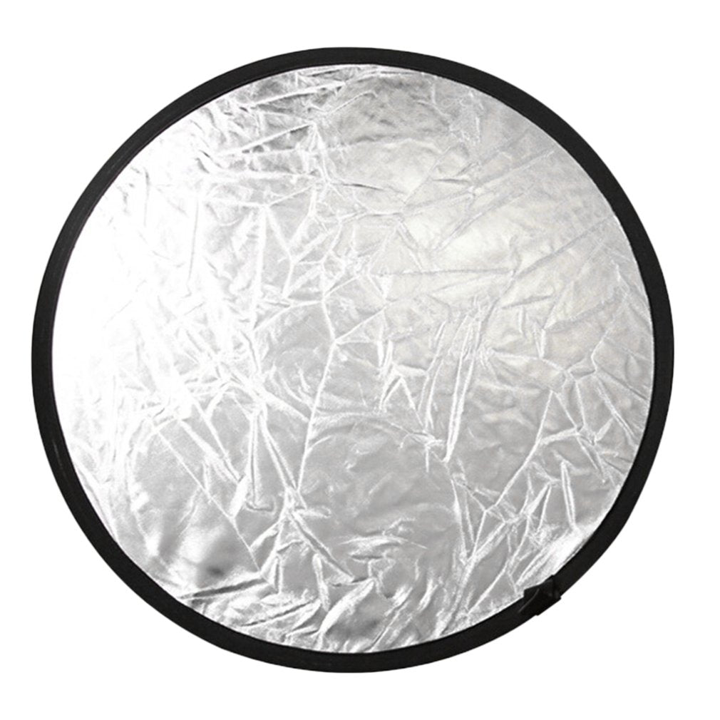 2-in-1 Light Reflector Portable Collapsible Disc Photography Reflector