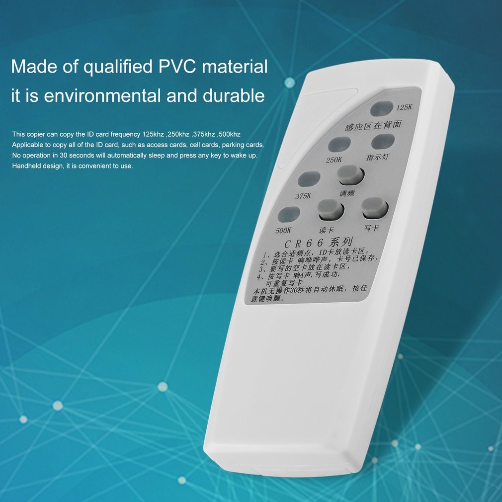 CR66 Handheld RFID ID Card Duplicator Programmer Reader Writer Copier Duplicator