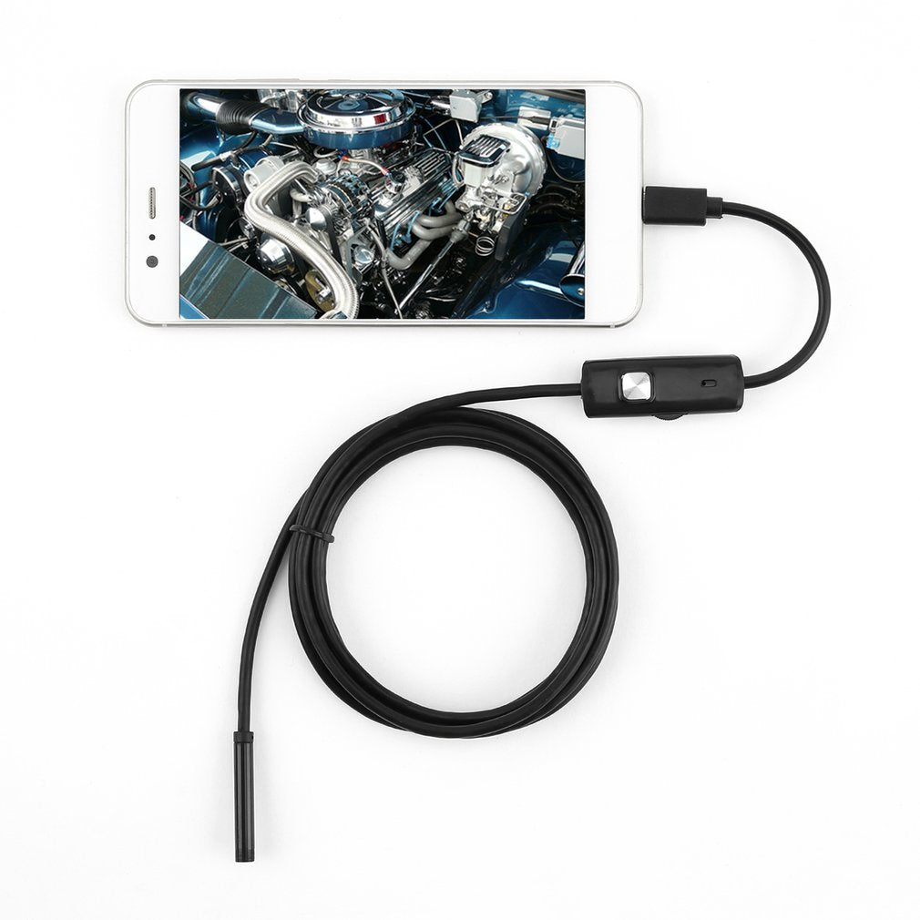 2.0M 6 LED 5.5mm Lens 720P Endoscope Waterproof Inspection Borescope for Android