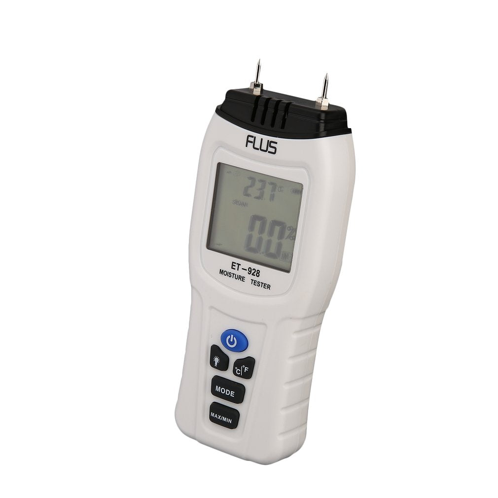 Wood Moisture Meter Humidity Tester Digital Timber Damp Detector 0~100%RH