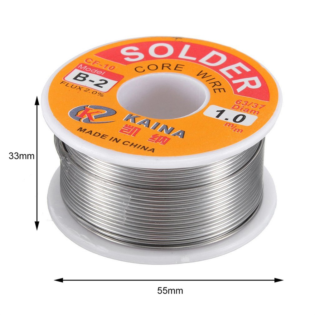 63/37 1mm Tin Lead Line Rosin Core Flux Solder Welding Iron Wire Reel - 100g