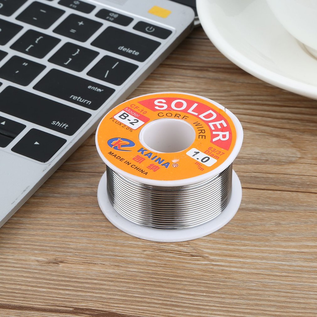 63/37 1mm Tin Lead Line Rosin Core Flux Solder Welding Iron Wire Reel - 100g