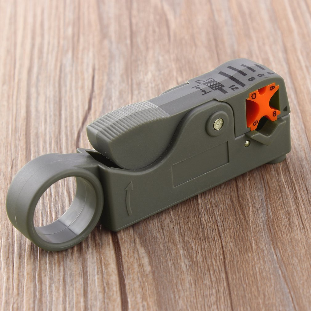 Rotary Coax Coaxial Cable Cutter Tool RG58 RG6 Stripper Coax Rotary Cutter