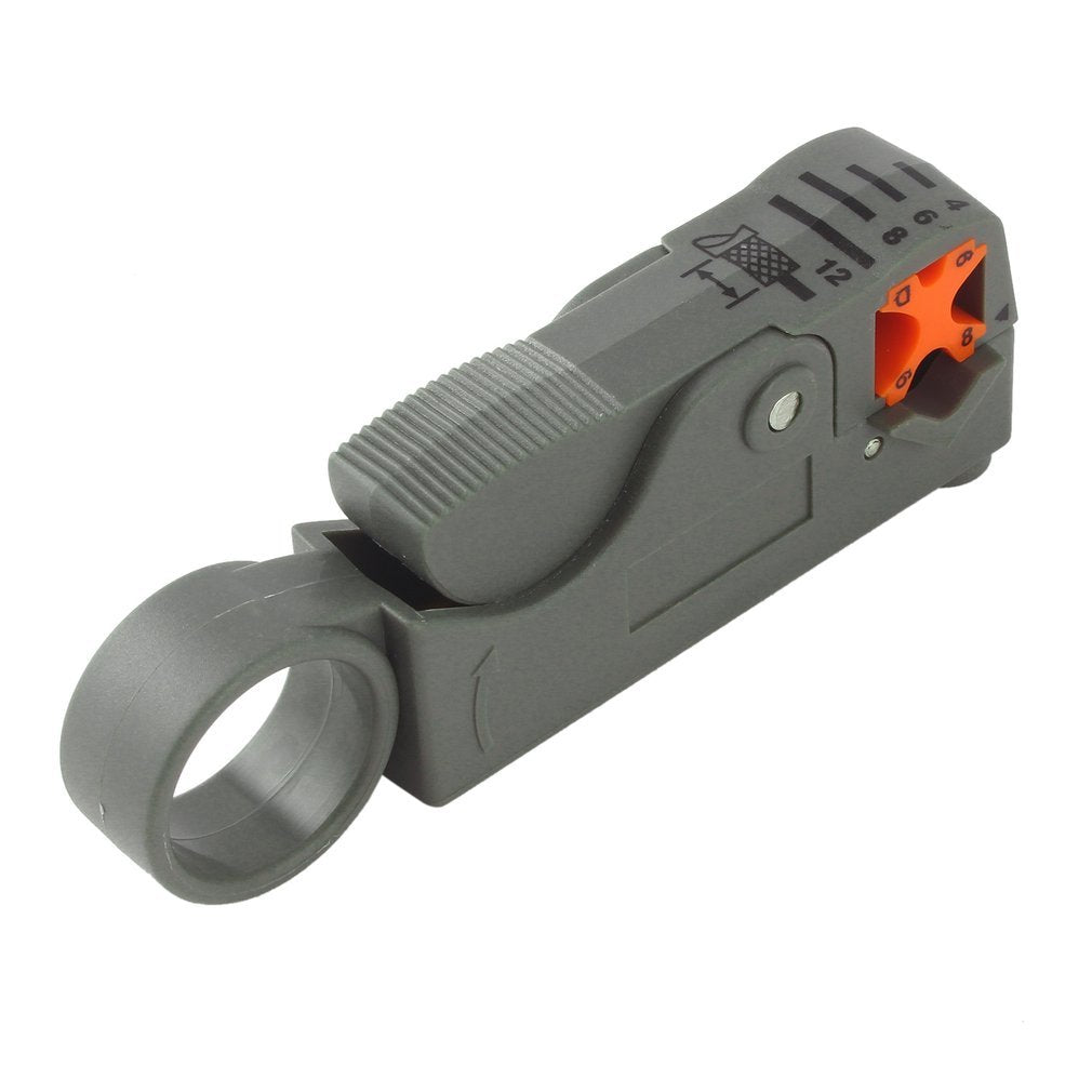 Rotary Coax Coaxial Cable Cutter Tool RG58 RG6 Stripper Coax Rotary Cutter