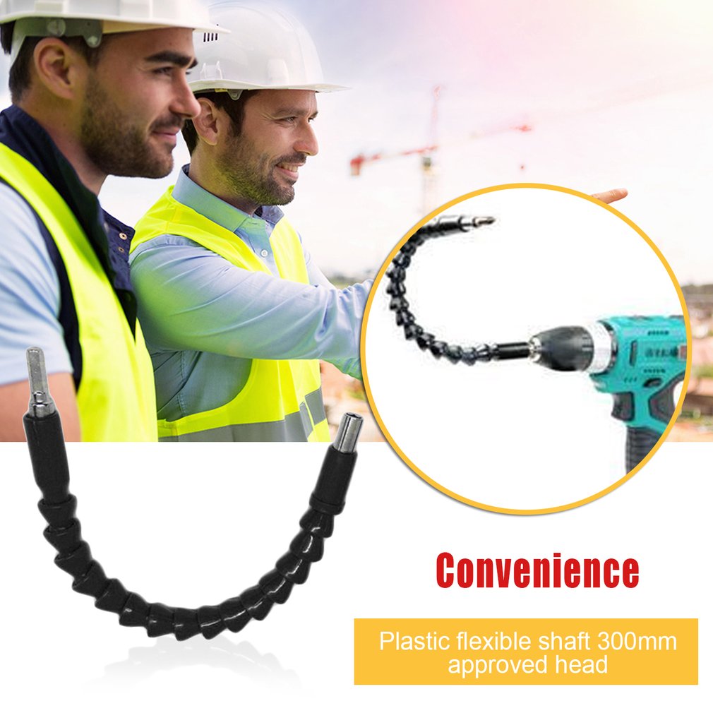 Charging Drill Electric Screwdriver Bit Multi-purpose Universal Flexible Shaft - Black