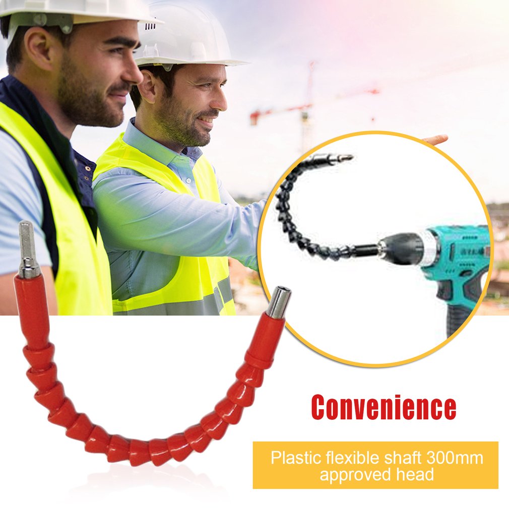 Charging Drill Electric Screwdriver Bit Multi-purpose Universal Flexible Shaft - Red