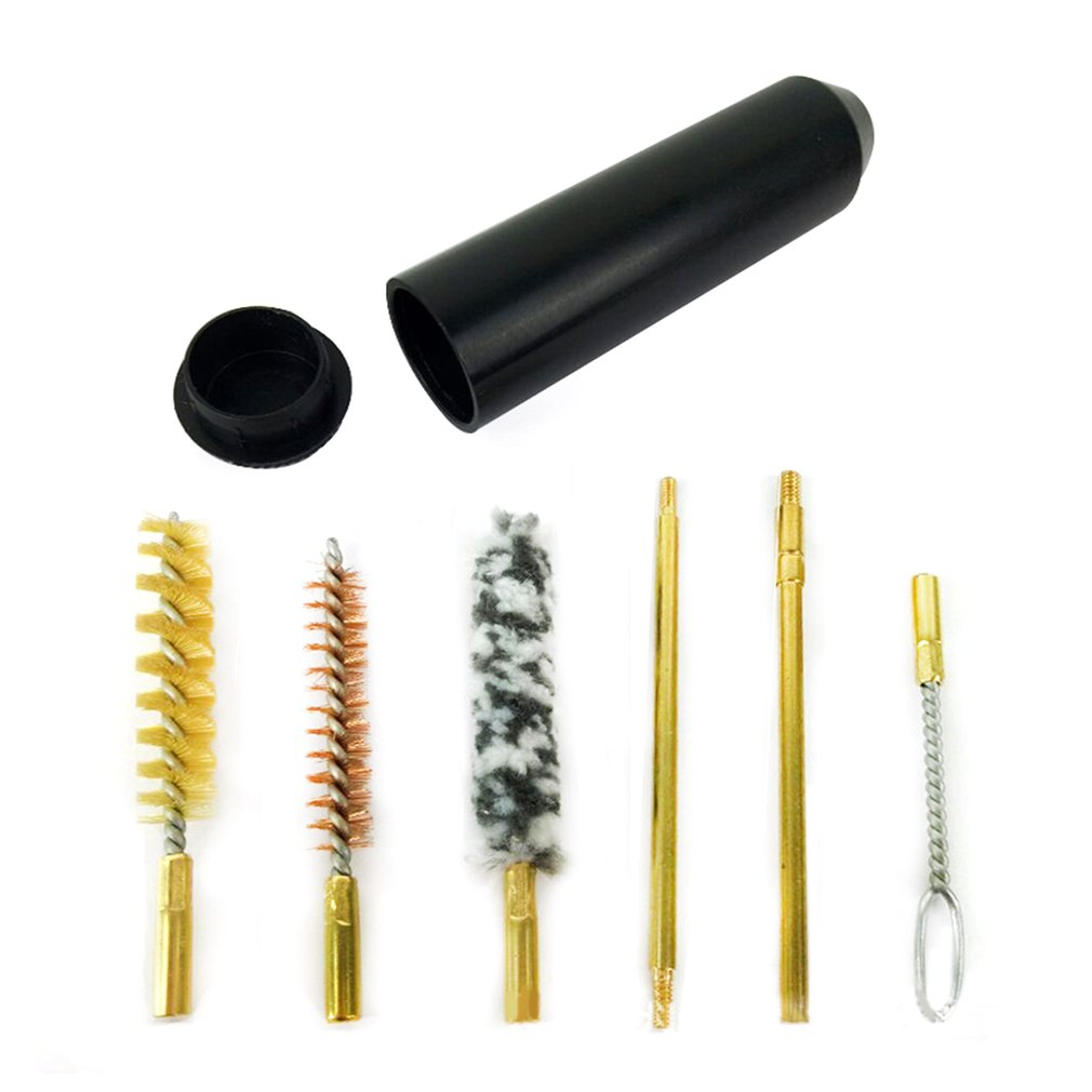 Universal Pistol Gun Cleaning Tools Set Brushes Rifle Cleaner Plastic Case