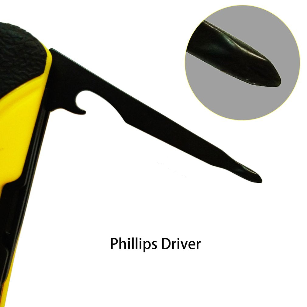 7-in-1 Durable Stainless Steel Hammer Pliers Nail Puller Knife Screwdriver Saw