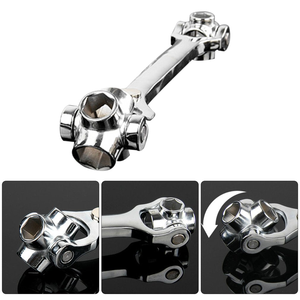 12mm-19mm Double Head Hexagon Socket Wrench Magnetic Metric System Home Use