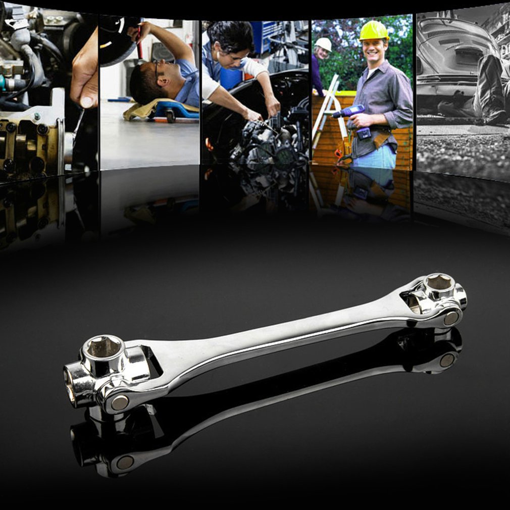 12mm-19mm Double Head Hexagon Socket Wrench Magnetic Metric System Home Use