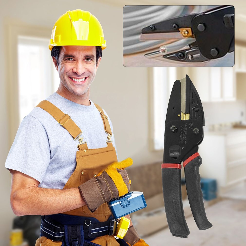 3-in-1 10 inch Box Cutter Wire Cutter Stripper Garden & Shop Scissor Pliers