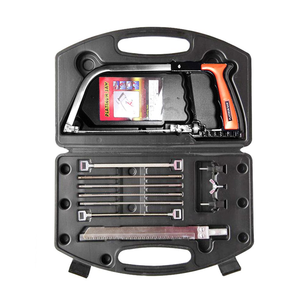 Multi-functional Durable Steel Magic Saw DIY Woodworking Saw Tool Set - Black