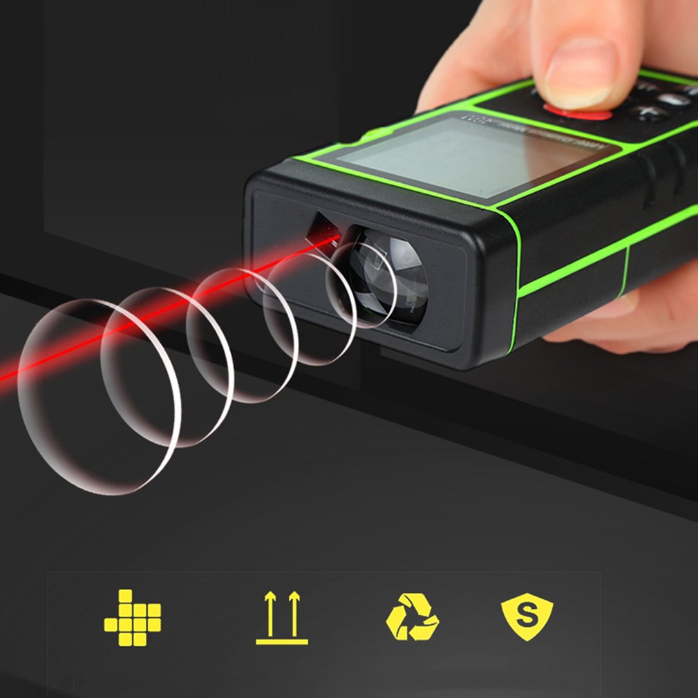 Portable 40m/60m/80m/100m High Precision Digital Infrared Laser Range Finder