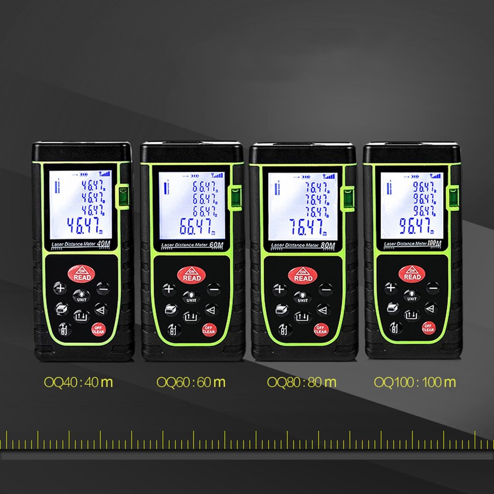 Portable 40m/60m/80m/100m High Precision Digital Infrared Laser Range Finder