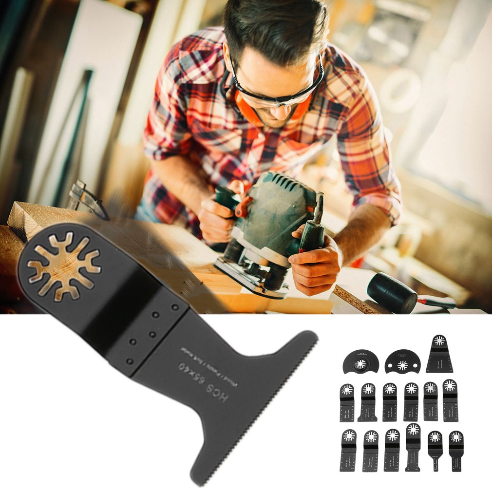 100pcs High Carbon Steel Saw Blades Wood Mix Oscillating Accessories Kit