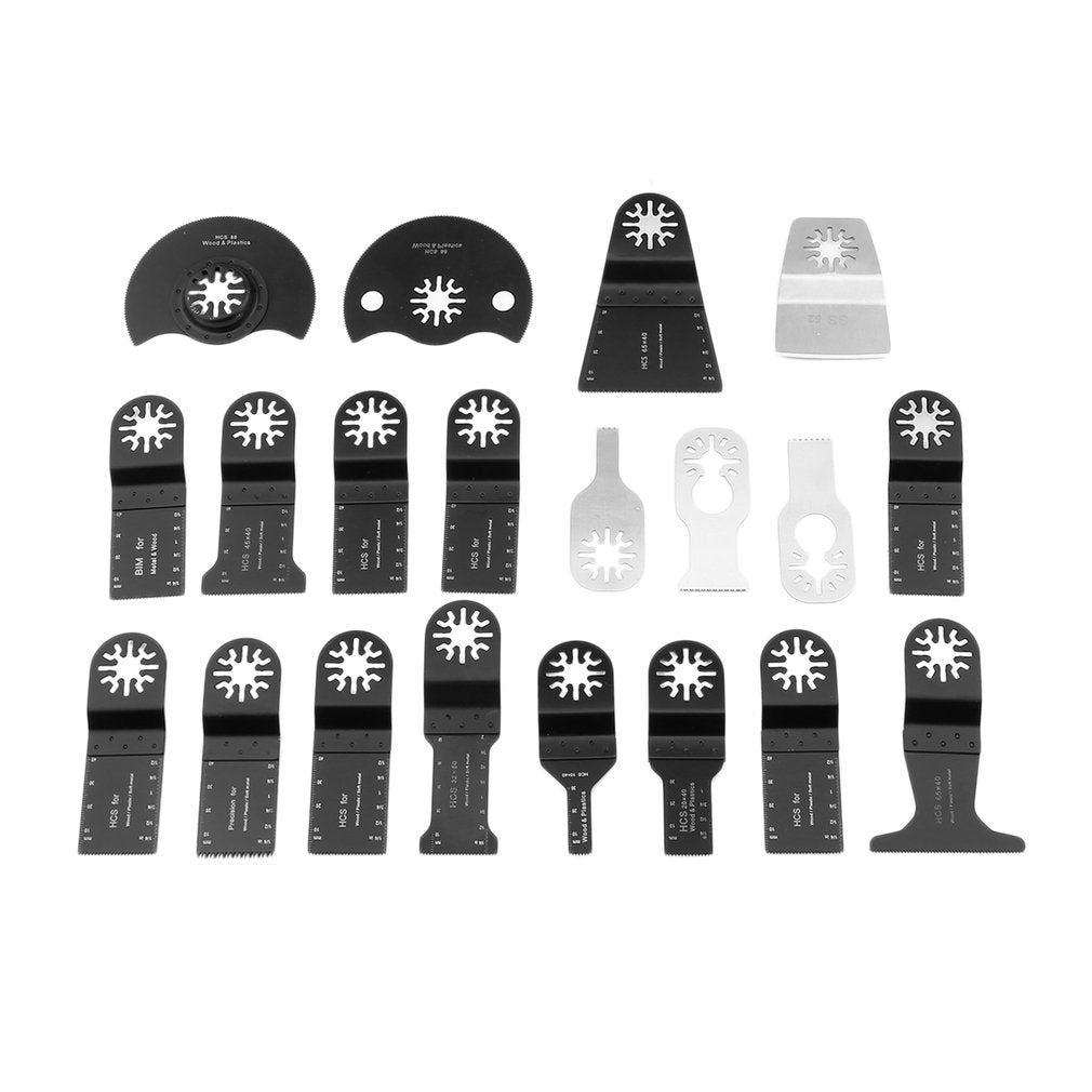 100pcs High Carbon Steel Saw Blades Wood Mix Oscillating Accessories Kit