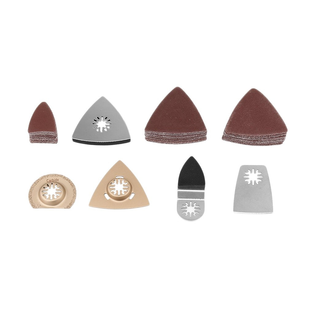 100pcs High Carbon Steel Saw Blades Wood Mix Oscillating Accessories Kit