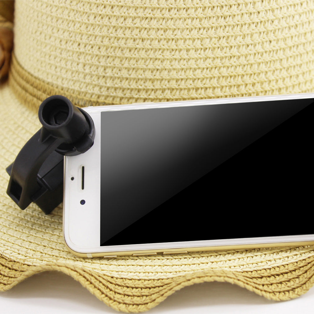 774-90 90X Phone Type LED Light Magnifier Microscope UV Currency Detector