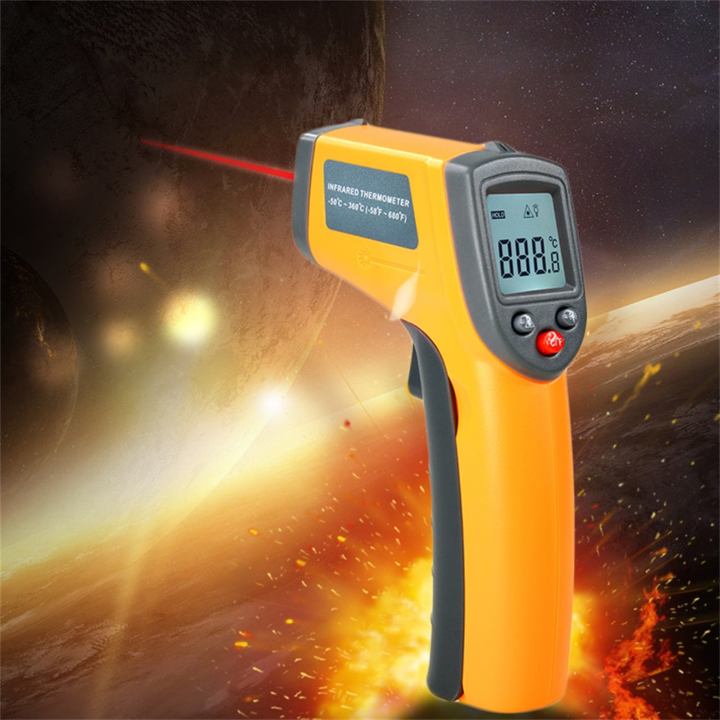 Laser LCD Digital IR Infrared Thermometer Temperature Meter Non Contact Sensor