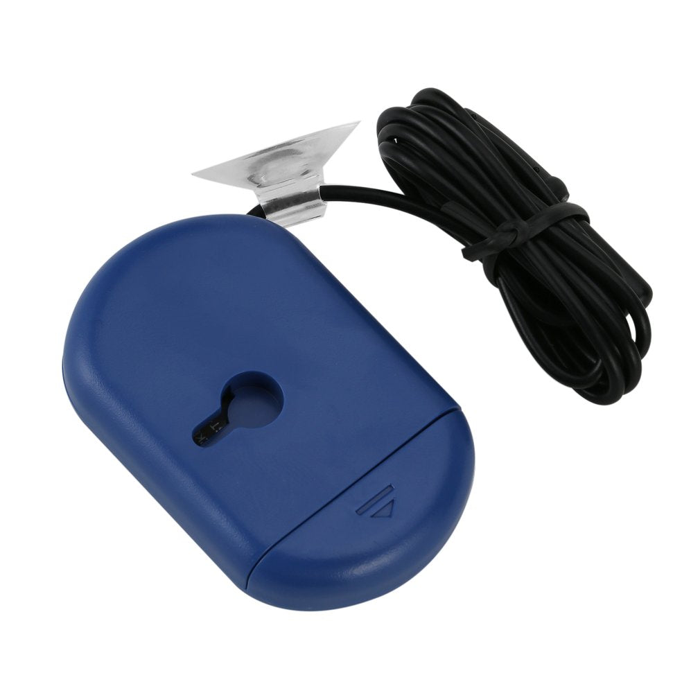 LCD Digital Fish Aquarium Thermometer Water Terrarium FREE Extra Batteries - Blue