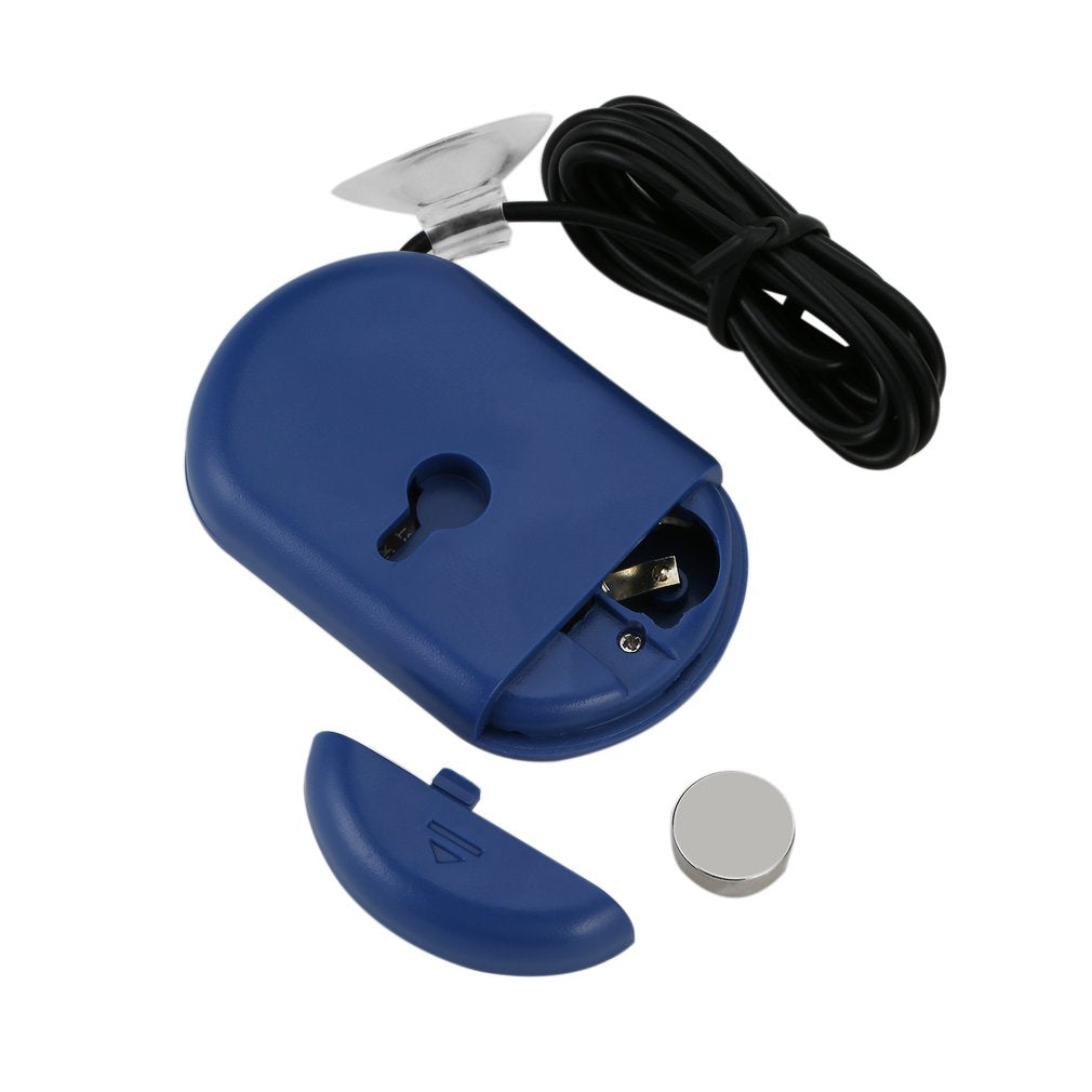 LCD Digital Fish Aquarium Thermometer Water Terrarium FREE Extra Batteries - Blue