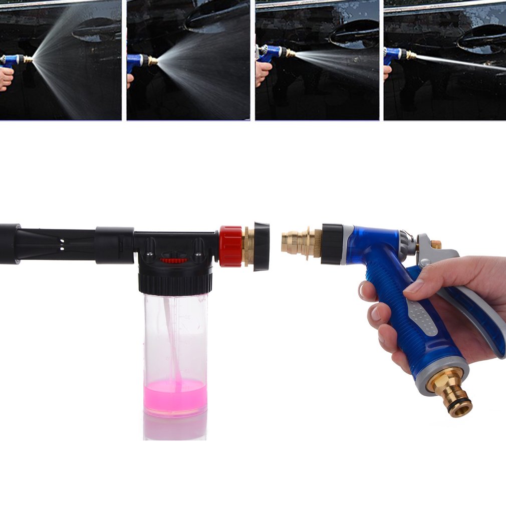 High Pressure Car Washer Water Gun Lengthening Soap Shampoo Foam Spray Gun
