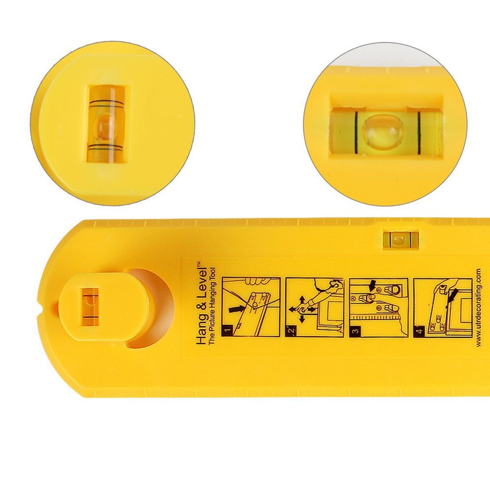 Household Photo Frame Level Hang & Level Picture Hanging Tool Easy Hang Level