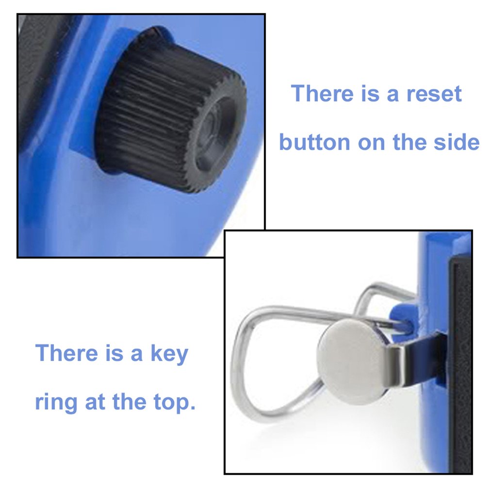 Handheld Golf Tally Click Counter 4 Digital Chrome Manual Mechanical Counter