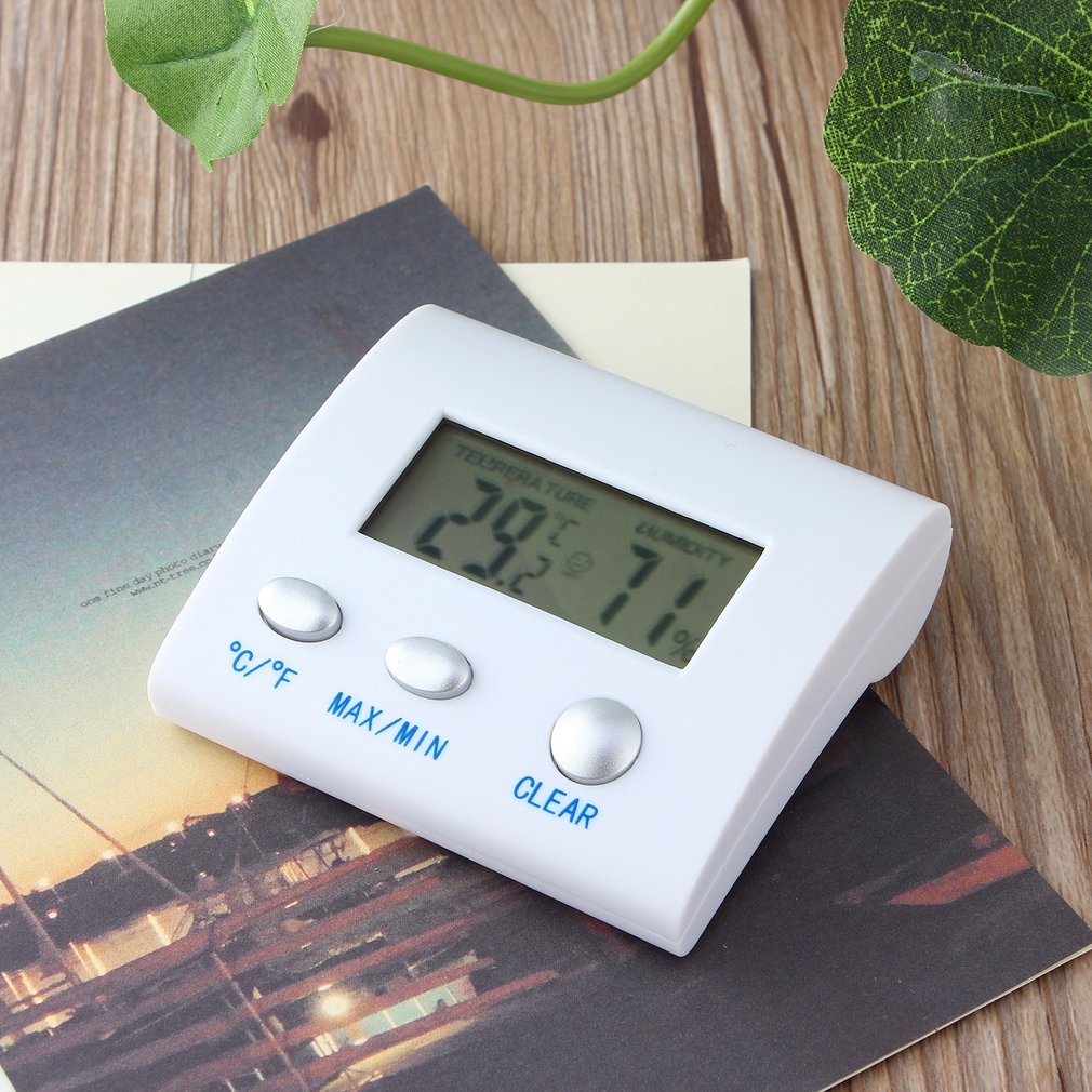 TL8025 LCD Digital Thermometer Hygrometer Humidity Temperature Meter