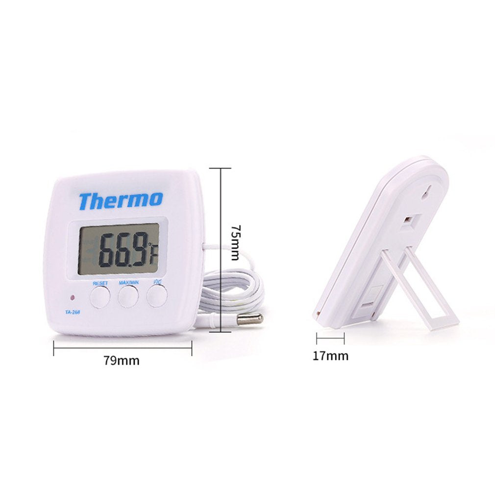 Digital Refrigerator Thermometer Aquarium Thermometer Water Temperature Meter