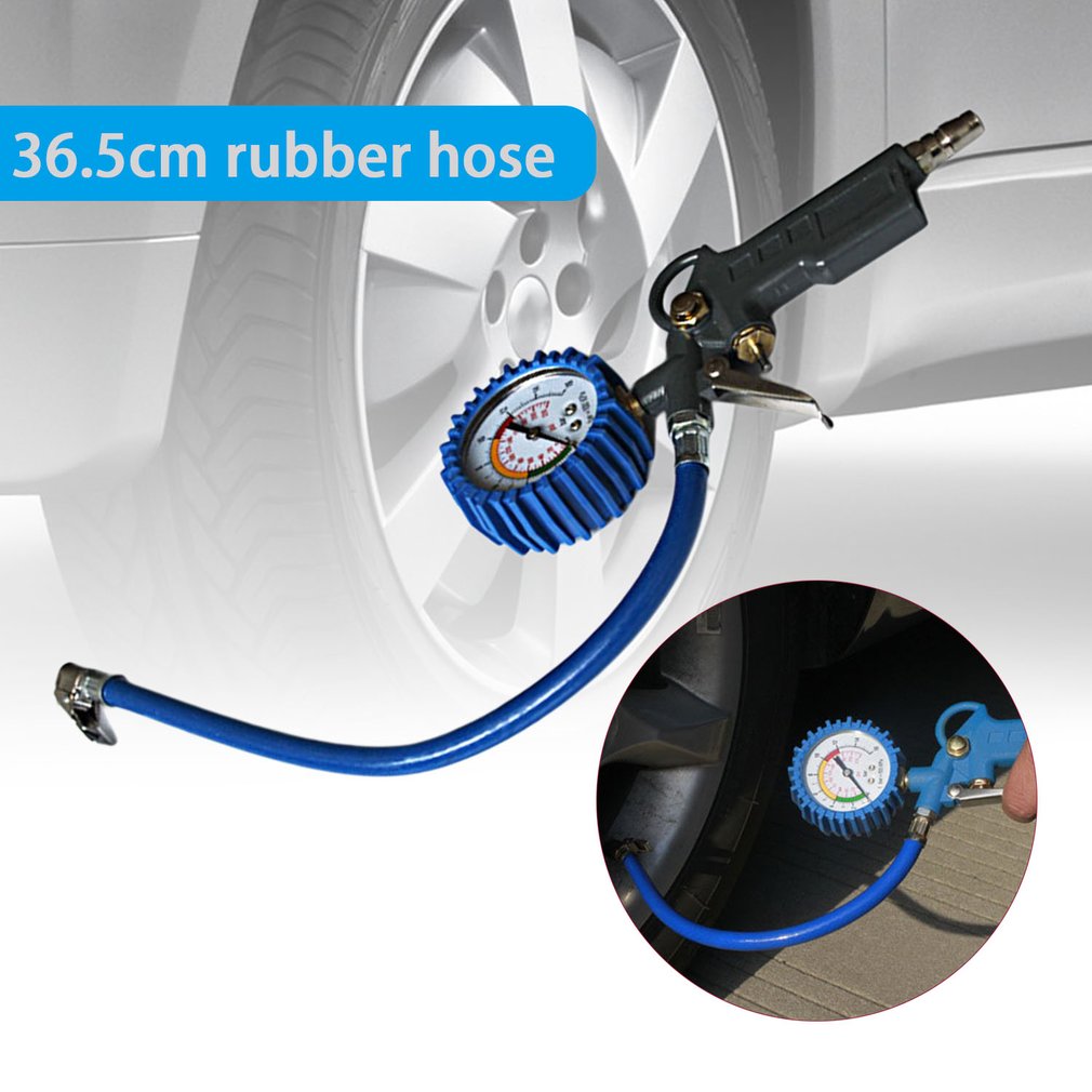 Multi-functional Vehicle Tester Tyre Inflation Gun Air Tire Pressure Gauge