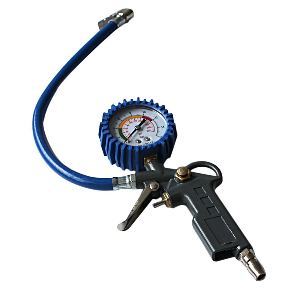 Multi-functional Vehicle Tester Tyre Inflation Gun Air Tire Pressure Gauge