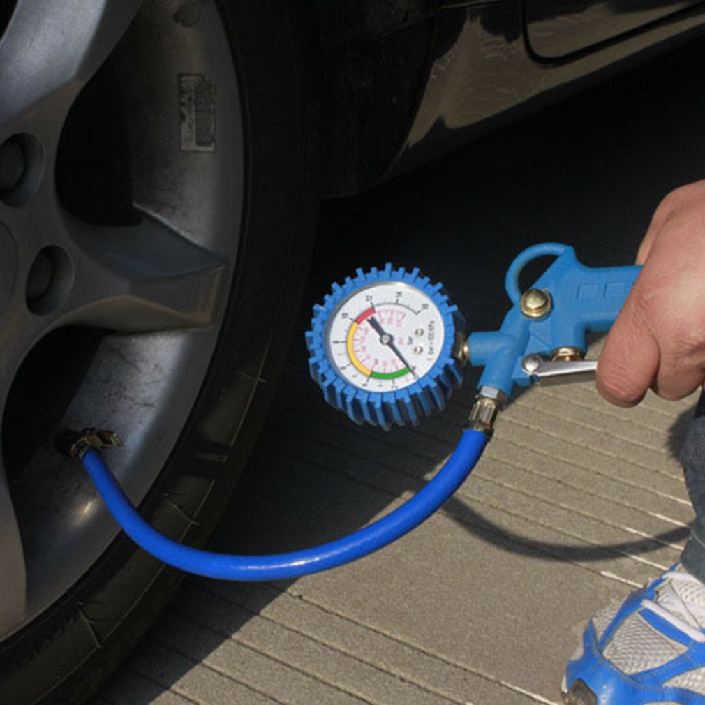 Multi-functional Vehicle Tester Tyre Inflation Gun Air Tire Pressure Gauge