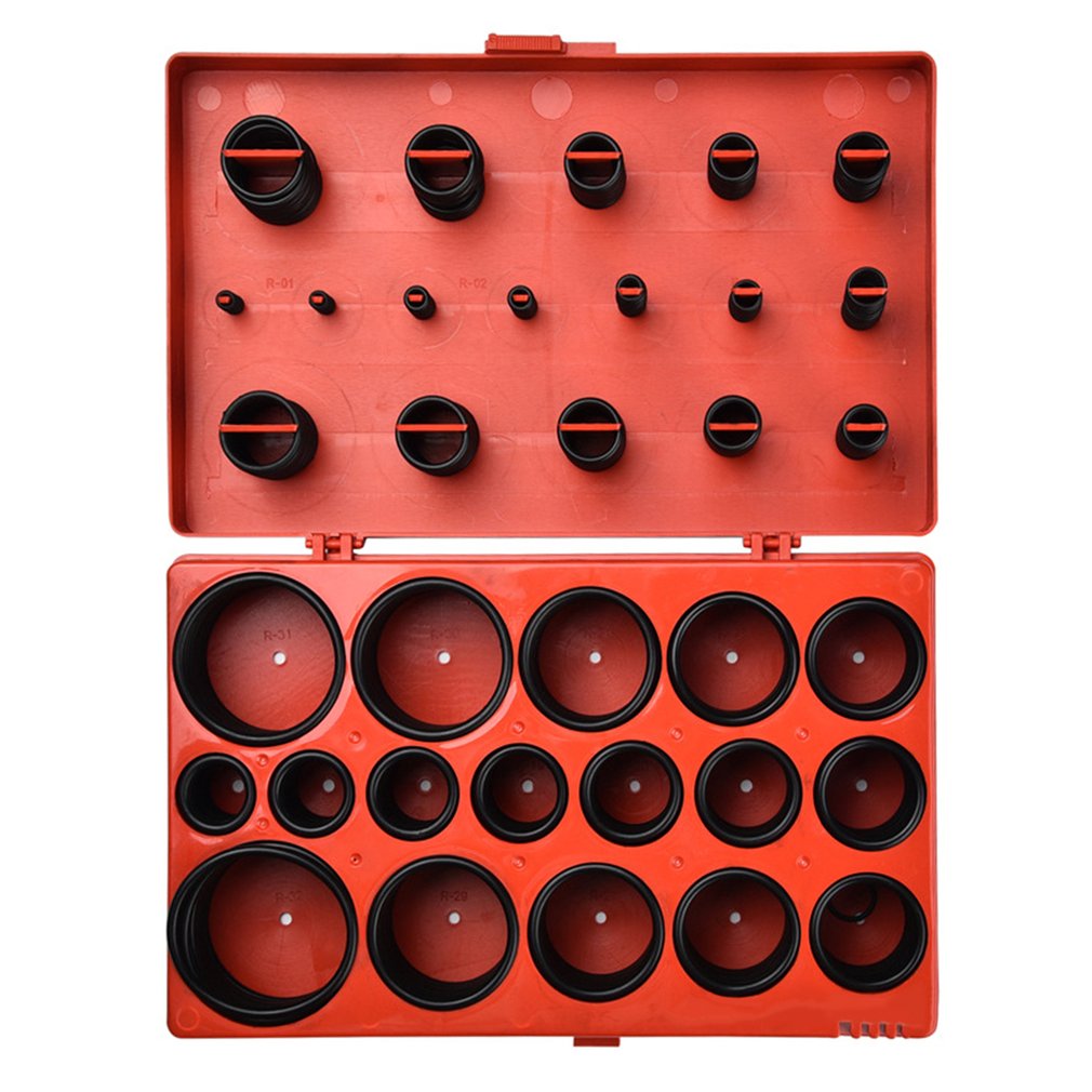 419Pcs Nitrile Rubber O Ring NBR Oil Seal Black Gaskets for Air Cylinder