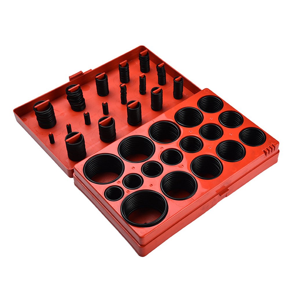 419Pcs Nitrile Rubber O Ring NBR Oil Seal Black Gaskets for Air Cylinder