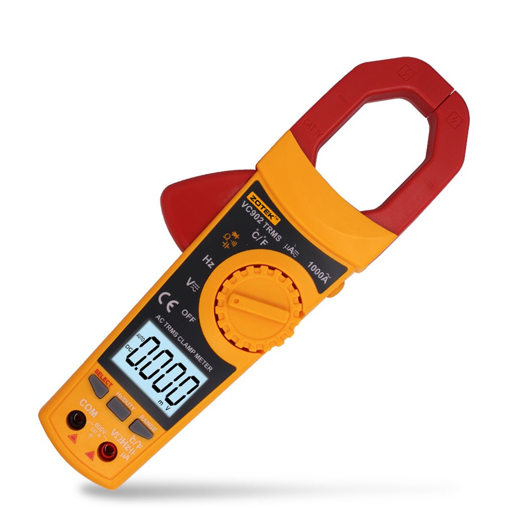 ZOTEK VC902 Digital Clamp Meter 6000 Counts Multimeter Handle Multimeter Tool
