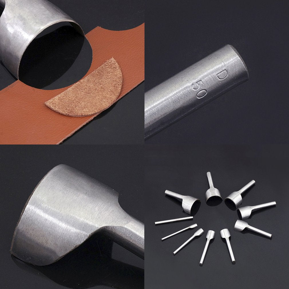 Semicircle Handwork Leather Tool Round Fillet Shaped Belt Punch Cut Belt Punch