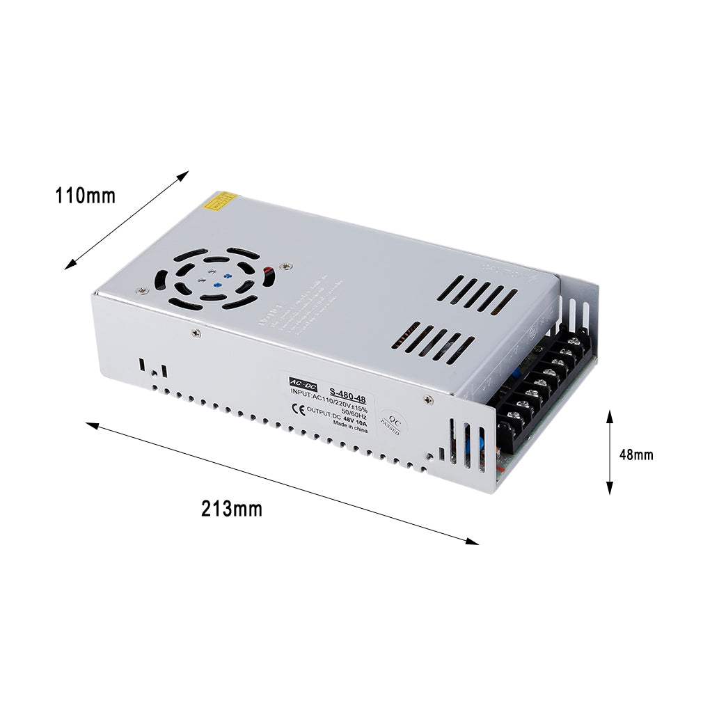 DC 48V 10A Universal Regulated Switching Power Supply for Computer Project