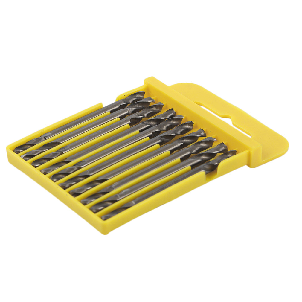 10PCS/Set Practical M35 Cobalt Twist Drill Bits 1/8" Double Ended Cobalt Drill Bits